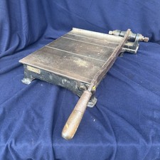 Antique Guillotine Paper Cutter Victorian Era 1890-1910 John Jacques Son Mass