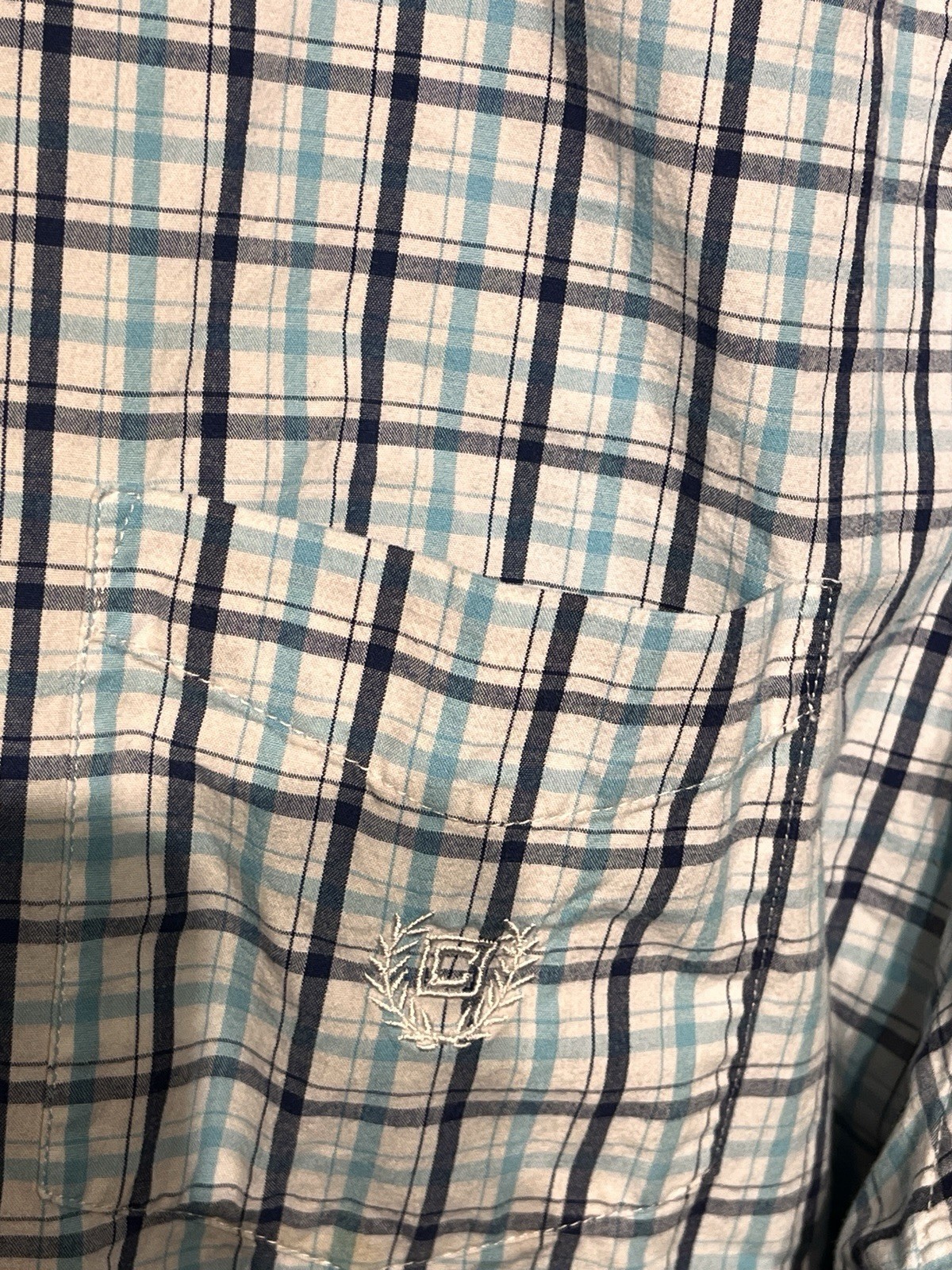 Chaps Easy Care Long Sleeve Plaid Dress Casual Sh… - image 4