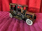 MARX OLD JALOPY TIN CAR 1930-1950'S LITHOGRAPHED BLACK TOY