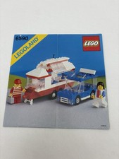 LEGO &reg; Bauanleitung Legoland 6590 Wohnwagen Instruction ungelocht 296