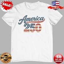 America 250 Shirt Retro Patriotic USA 250th Anniversary 4th of July Shirt S-5XL