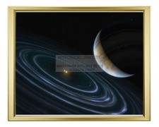 JUPITER-LIKE EXOPLANET HD 106906 B ILLUSTRATION 8X10 GOLD FRAMED PHOTO