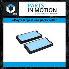 Pollen / Cabin Filter fits BMW X5 M50d E70, F15 3.0D 11 to 18 N57D30C Blue Print