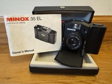 Minox 35 EL Camera w Case  Manual Very Clean Vintage 35mm Germany