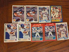 Juan Gonzalez Rookie Card Lot (7) plus 2 more Gonzalez cards