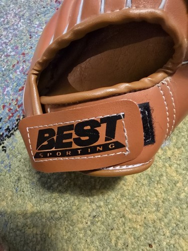 Baseballhandschuh mit 4 Baseball Softball Bällen Best Sporting - Bild 4 von 4