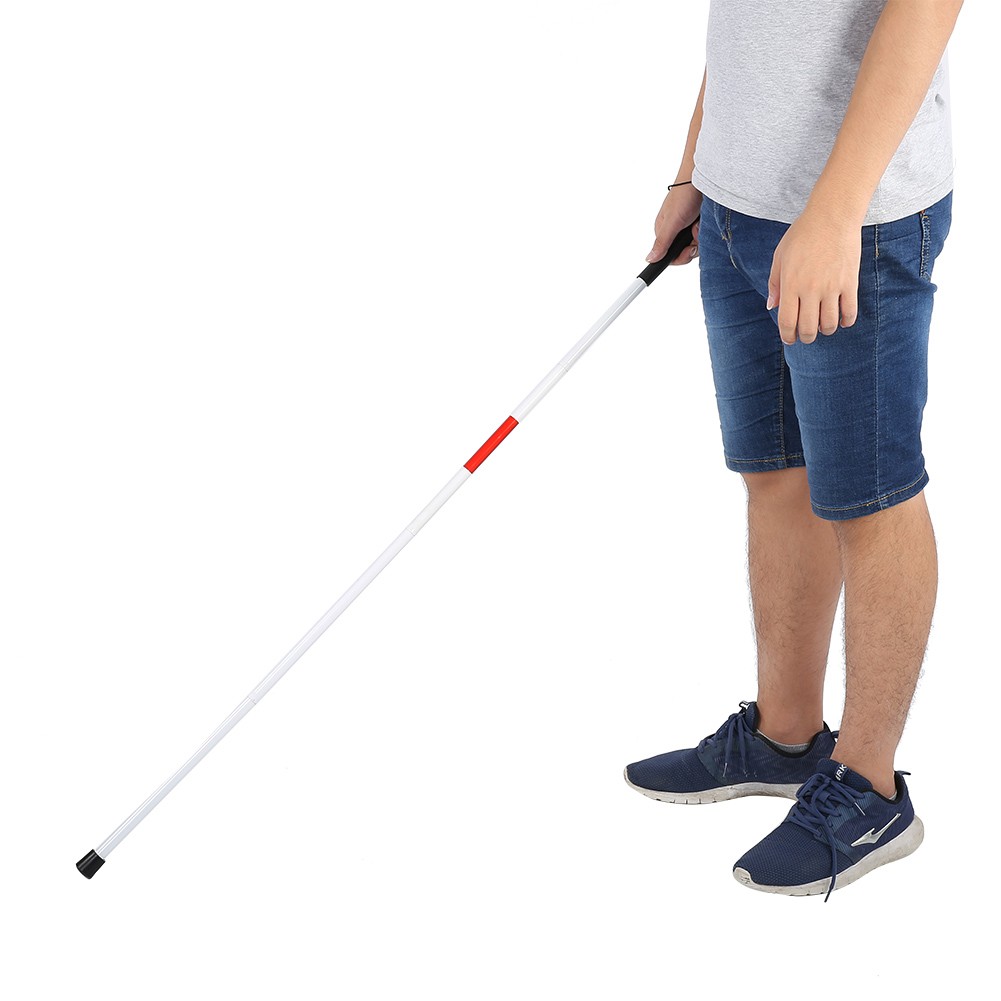NEW Folding Foldable Reflective Cane Crutch Portable Anti Shock Guide Walking St