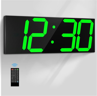 18.7In Large Digital Wall Clock,Led Digital Clock Whih Big Number,Multi-Function