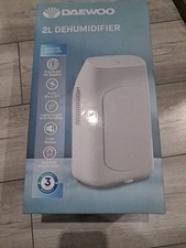 Daewoo 2lt Dehumidifier portable and light weight powerfull extraction COL 1382