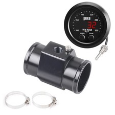 2 Water Temperature Gauge Kits 18 Npt Sensor Display Gauge Joint Pipe 32mm 2 Water Temperature Gauge Kits 18 Npt Sensor Display Gauge Joint Pipe 32mm