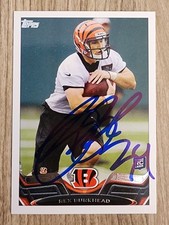 Rex Burkhead Signed 2013 Topps Football RC Card #147 NFL Bengals Patriots RAD