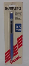 Vintage  Pentel Sharplet-2 Automatic Pencil 0.5 mm Insta Feed Lead Blue New