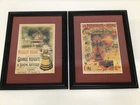 Two Framed VTG French Posters Moulin Rouge & Les Prevoyants De LAvenir