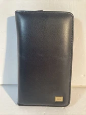 Vintage Day-Timer | Black | Zip Closure | Personal Planner