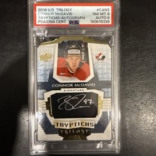 2016 Conor McDavid AUTO 18/20 Mint Condition Authentic PSA/DNA Trilogy
