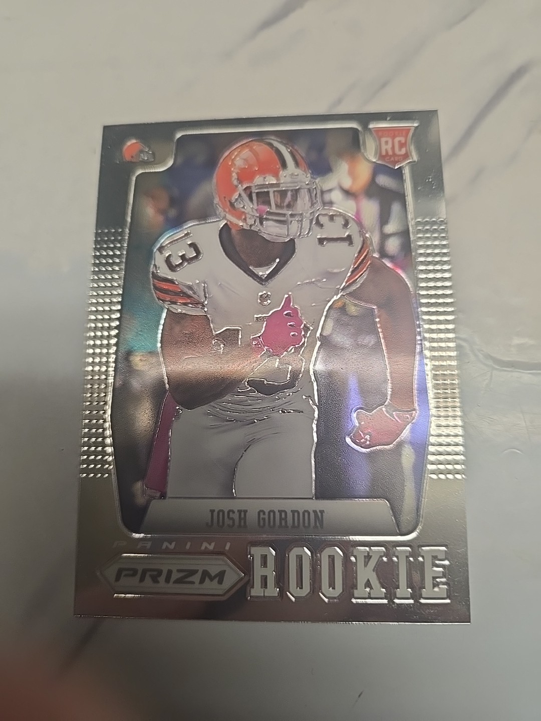 2012 Panini Prizm Josh Gordon RC Rookie Card #250  BROWNS- PATRIOTS Mint.