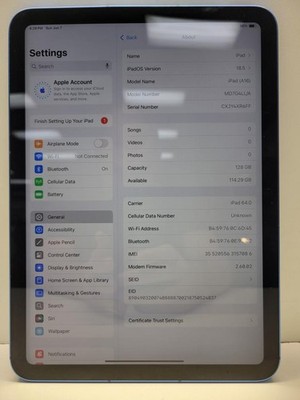 APPLE TABLET COMPUTER IPAD MD7G4 (P14027749)
