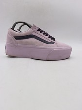 Vans Old Skool Stackform Suede Women's Sizes 8 Pink Lavender Casual Shoes