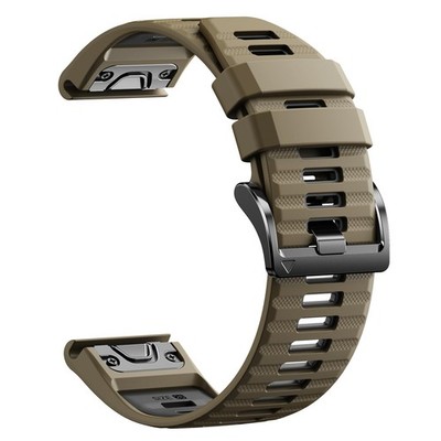 Quickfit 26mm Watch Band Silicone Sports Garmin Fenix 8 26mm 7X 6X 5X Bands