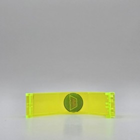 Lego Transparent Neon Green Panel with M:Tron Logo 3 x 2 x 6 Pattern Space 6833