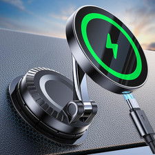 for Magsafe Car Mount Charger  15W Faster Charging  Magnetic Wireless Car Charger