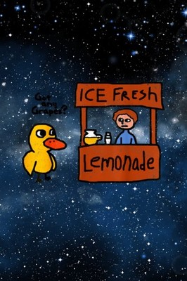 Notebook Glossy: Ice Fresh Lemonade Got Any Grapes Duck 110 Pages - 6x9 inches