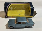 Vintage Diecast Corgi Toys #285 Mercedes Benz 240D Saloon Car in metallic blue