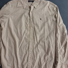 Polo Ralph Lauren Dress Shirt Multicolor Long Sleeve Button Up Men's Size XL