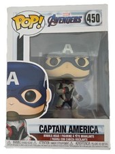Funko Pop! Figura Vinilo Cabeza Bobble Marvel Avengers Capitán América 450