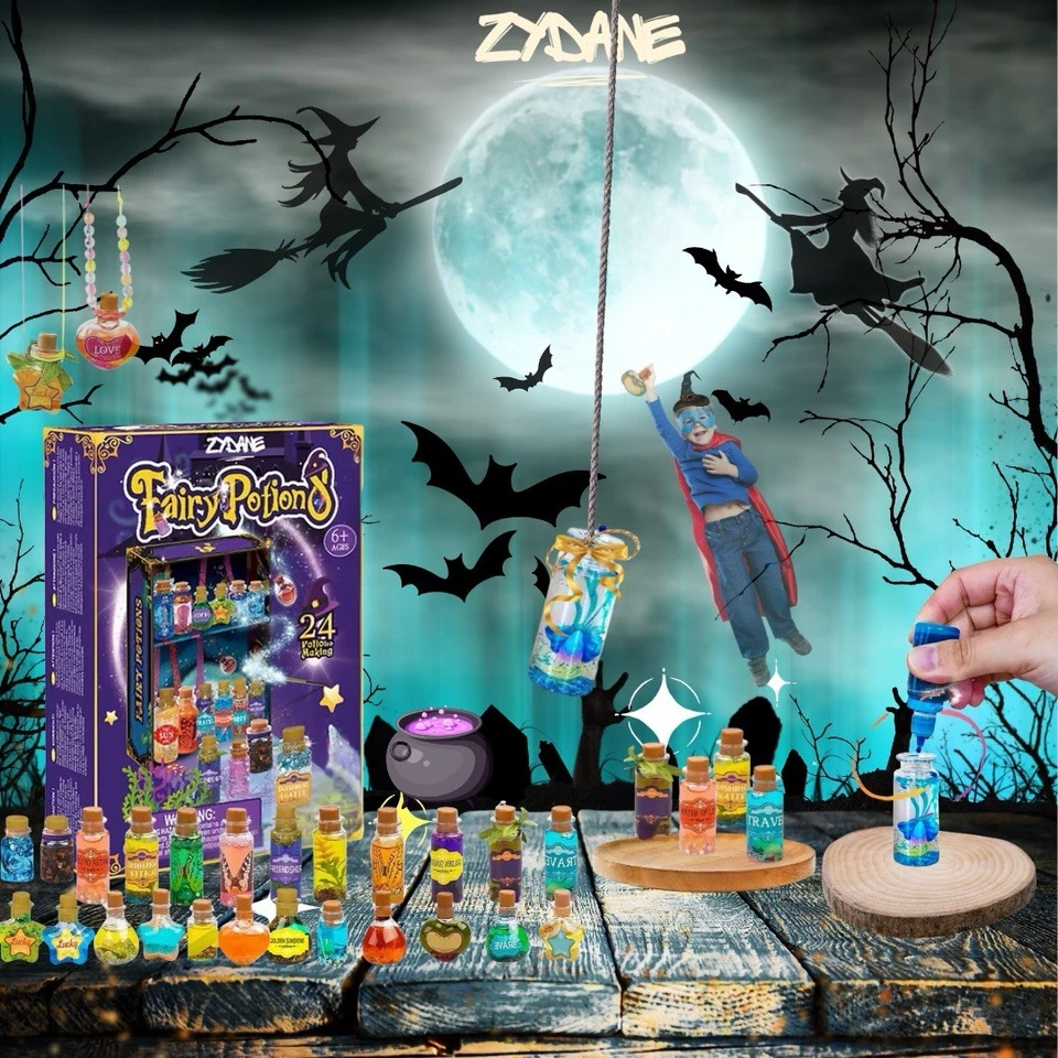 Zydane Fairy Potion Making Kit for Kids 24-Bottle Christmas Magic Science & STEM - Image 3 of 4