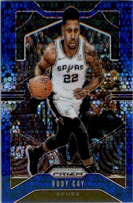 2019-20 Panini Prizm Prizms Fast Break Blue #135 Rudy Gay /175 - BSK