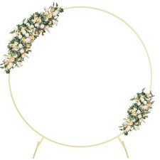 Round Backdrop Stand Metal Circle Balloon Arch Frame, Backdrop Stand Arch, We...