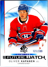 Oliver Kapanen 2024-25 SP Authentic Future Watch Limited Blue RC #169 /399