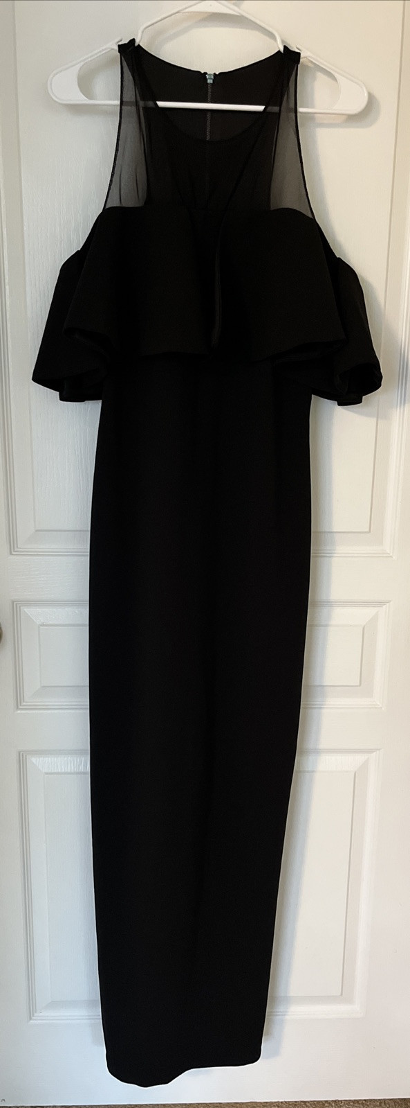 Belle Badgley Mischka Womens Cocktail Dress Size 12 Black Formal