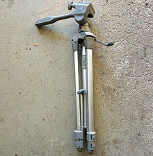 Sunpak 5800P Aluminum Camera Tripod Pan/Tilt Head 58in 4.4lb Flip Lock