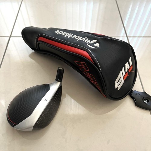 TaylorMade M6 5W Fairway Wood Head Only 18° RH w/ Headcover Japan Used - Picture 2 of 7