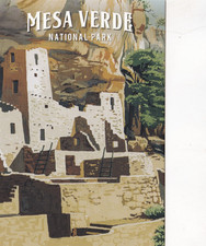 Mesa Verde National Park Colorado Art Poster Postcard
