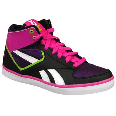 Schuhe Universal Damen Reebok Hazelboro Mid J94388 Weiß-Schwarz-Rosa