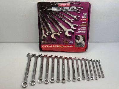 #ad #ad New VINTAGE Craftsman QUICK WRENCH 16 Piece Set Sae Metric SURPER RARE $288.70
