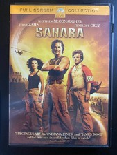 Sahara DVD 2005 Full Screen Collection Matthew McConaughey Penelope Cruz