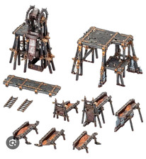 Warhammer AoS: Warcry: Ravaged Lands: Pit Dredger Camp Terrain *NOS* No Box