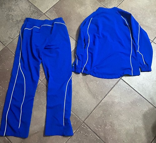 Mens Russell Blue Warm Up Track Suit Size XL Pants Jacket - Picture 5 of 9