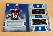 2011 AJ  Green 3/10 Topps Supreme Rookie Auto Double Jumbo Relic Bengals