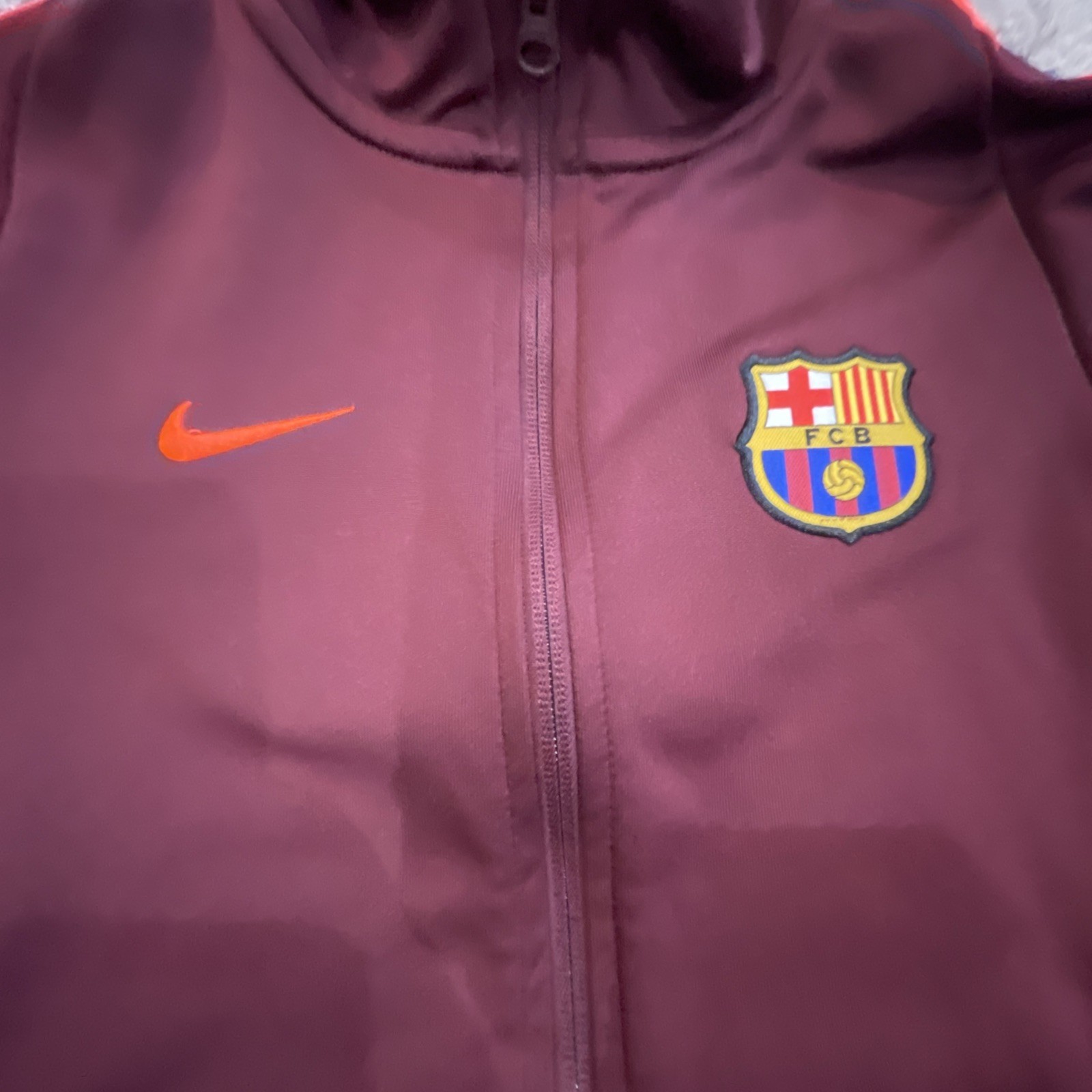 SACAI X NIKE NIKE FC BARCELLONA 2017 2018 TRACK JACKET ALLENAMENTO CALCIO CALCIO YTH TAGLIA L