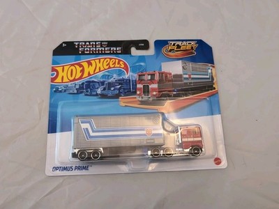 Hot Wheels Transformers Optimus Prime Track Fleet 2025 Diecast 1:64 Scale Truck
