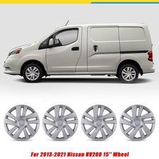 15 Pp Hubcap 4 Wheel Covers For 2013-2021 Nissan Nv200 15 Steel Wheel Rim