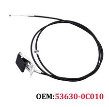 Hood Latch Release Cable Whandle For 2000-06 Toyota Tundra Sequoia 53630-0c010