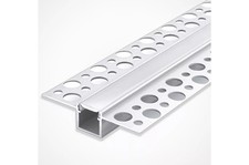 LED Aluminium Profile with Cover 1M - 15mm Wide Profile