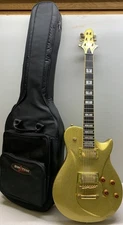 Switch Vibracell Ultima-I Gold Sparkle 6 String Electric Guitar w/Gig Bag