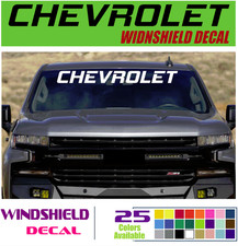 Chevrolet Windshield Decal For Truck Cars Suv 18 20 24 30 40 50 Ws25 Chevrolet Windshield Decal For Truck Cars Suv 18 20 24 30 40 50 Ws25